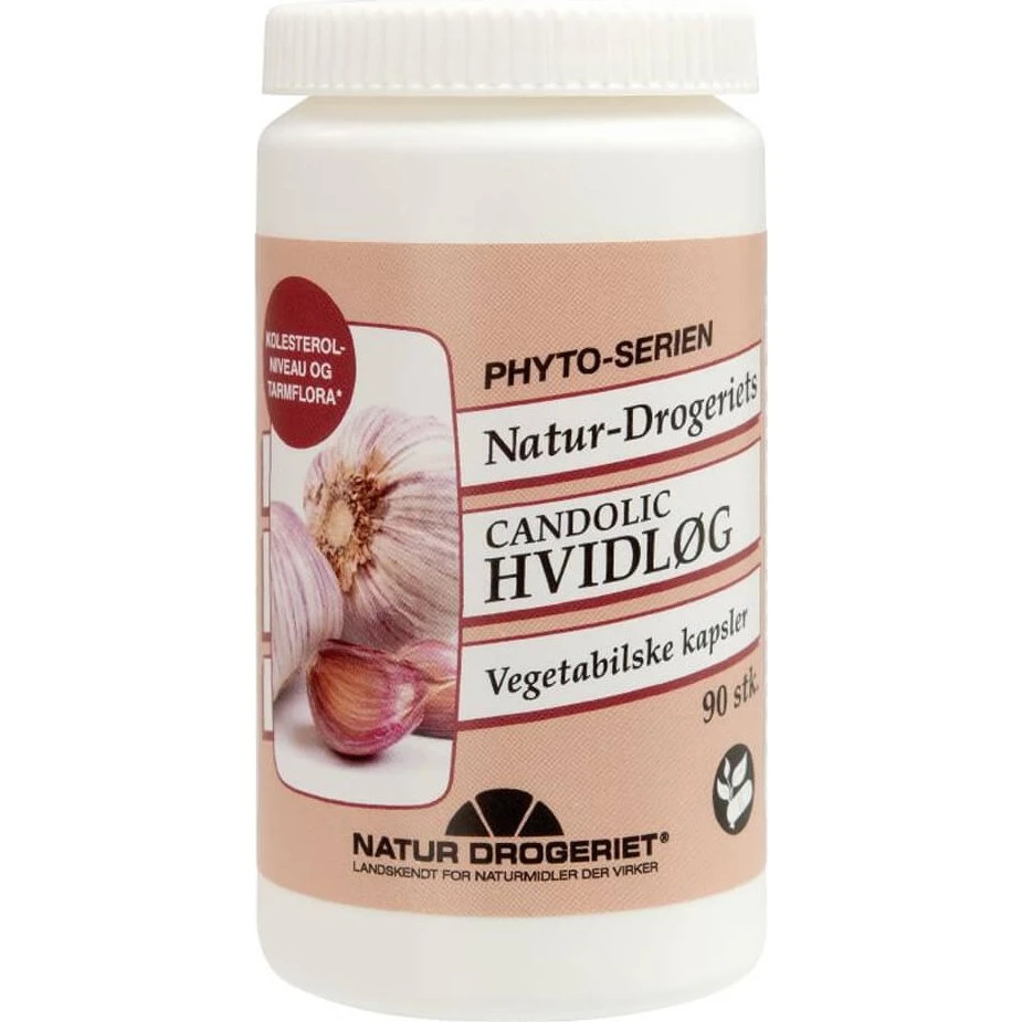 Natur Drogeriet Candolic Hvidløg Vegetabilske Kapsler - 90 stk.