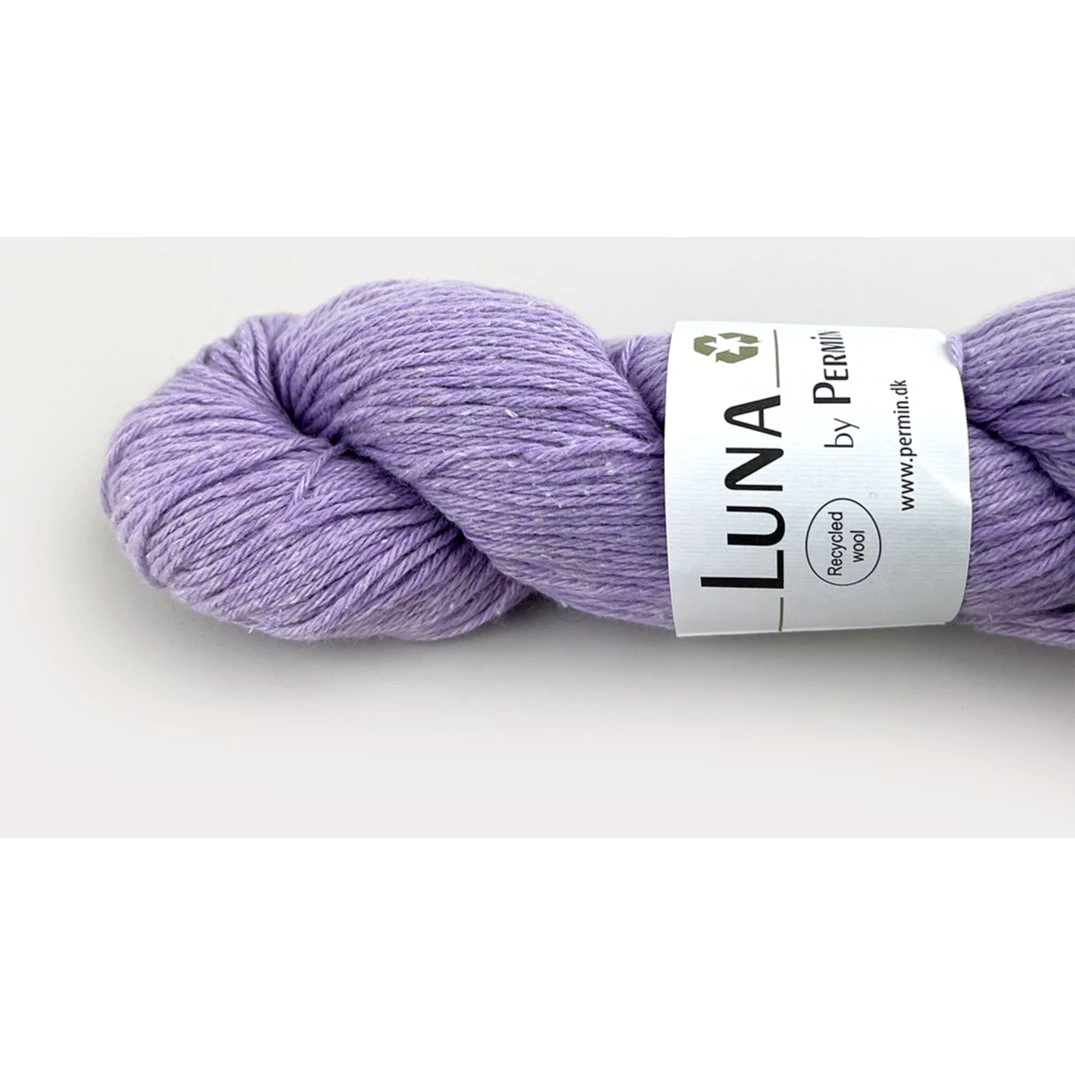Luna by Permin Garn - Lyselilla - 100% Recycled Uld
