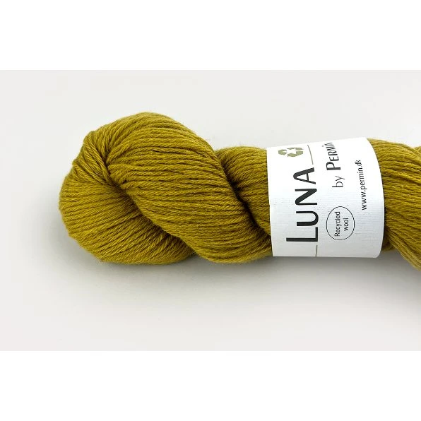 Luna by Permin - Olivengrøn - 100% Recycled Uld