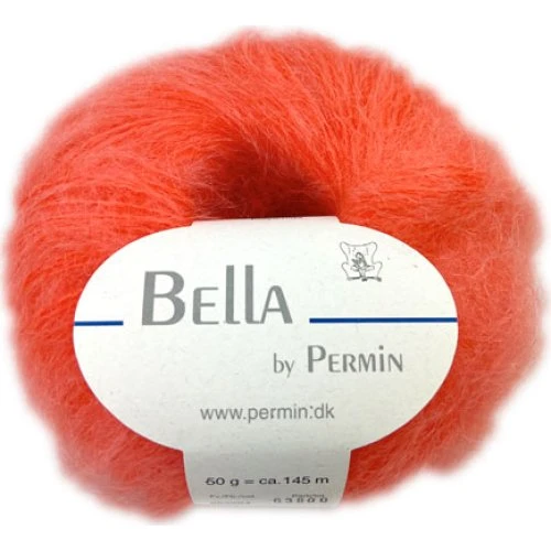 Bella Permin Mohairgarn - Koral - 50g