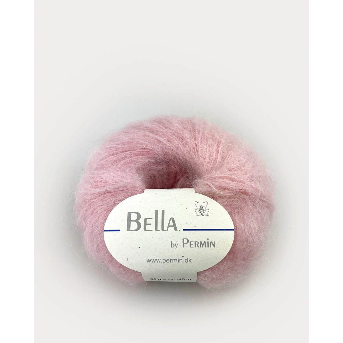 Bella Permin Mohairgarn - Sart Rosa - 50g