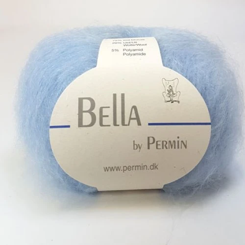 Bella Permin Mohairgarn - Lyse Blå (883256)