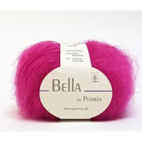 Bella Permin Mohairgarn - Pink (883247) - 50g