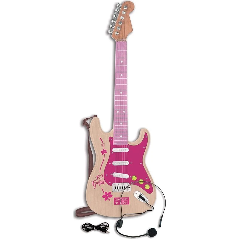 Bontempi Elektrisk Rockguitar til Børn – Pink