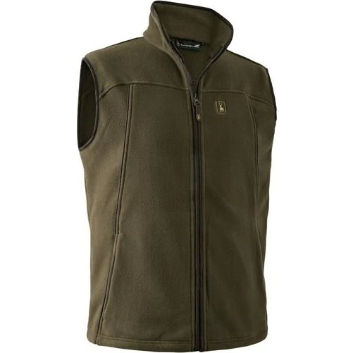 Deerhunter Mens Eagle Fleece Vest - Tarmac Green