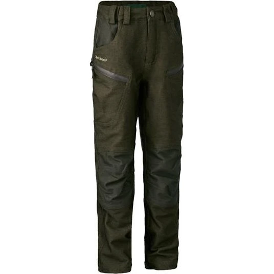 Deerhunter Youth Chasse Bukser - Olive Night Melange