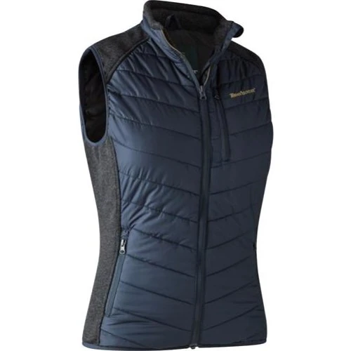 Deerhunter Lady Caroline Padded Waistcoat, Dark Blue