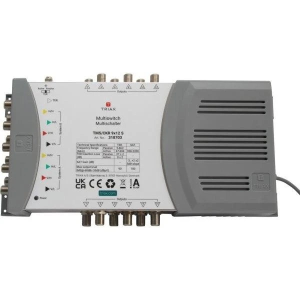 TRIAX Multiswitch 9/12 - 12 udgange