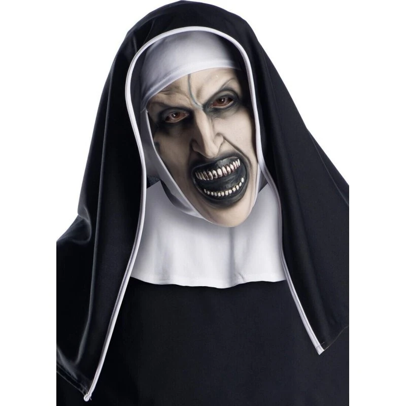 Rubies The Nun 3/4 maske – uhyggelig cosplay/karneval