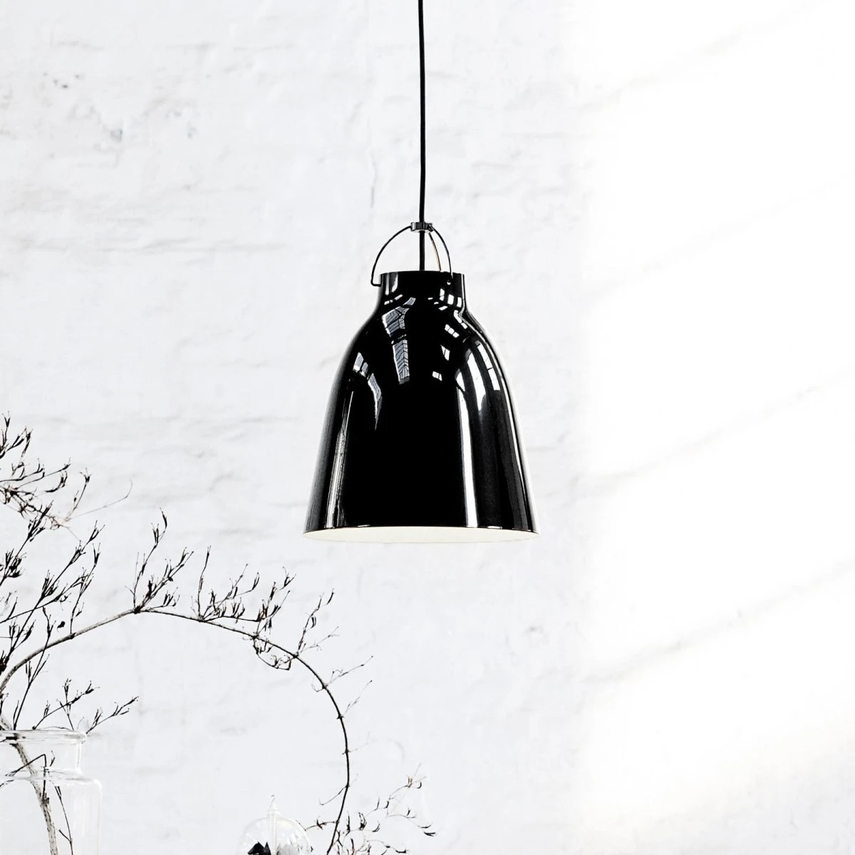 Fritz Hansen Caravaggio P2 Pendel - Sort/Sort