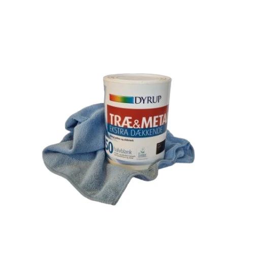 Dyrup Træ & Metal 50 Ekstra Dækkende Sort - 0,75L