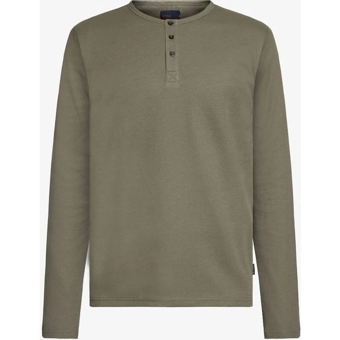 DerekSi Granddad Waffle Bluse