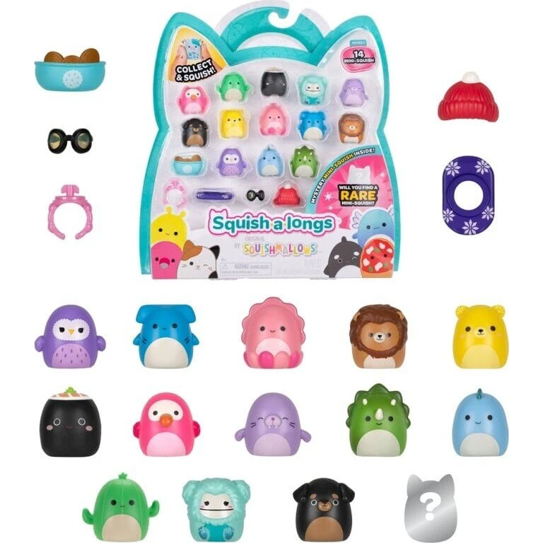 Squish-a-longs 2,5 cm 14-pak – Squishmallows mini