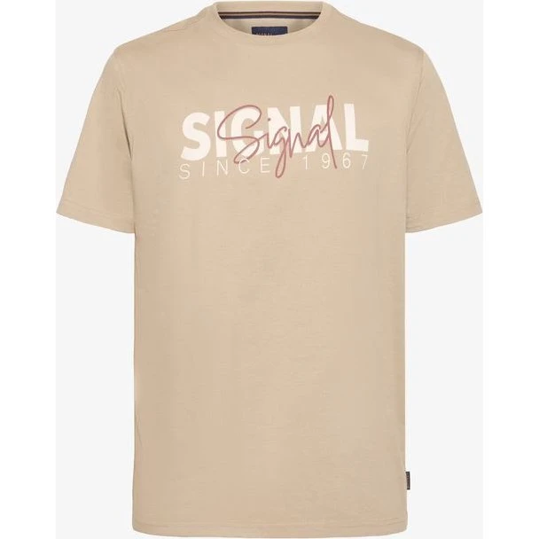 OwenSi Print Tee+ med Signal-print