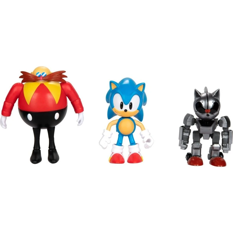Sonic The Hedgehog Figurer 3-pak - 10 cm