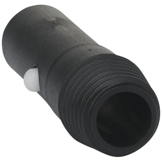 Vikan Adapter fra Click til Gevind, Ø26x78 mm, Sort