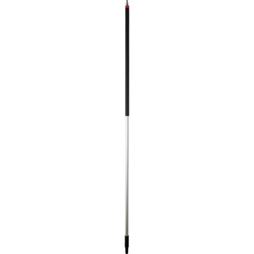 Vikan Skaft med vandgennemløb, 193,5 cm, Stål/Aluminium, Sort