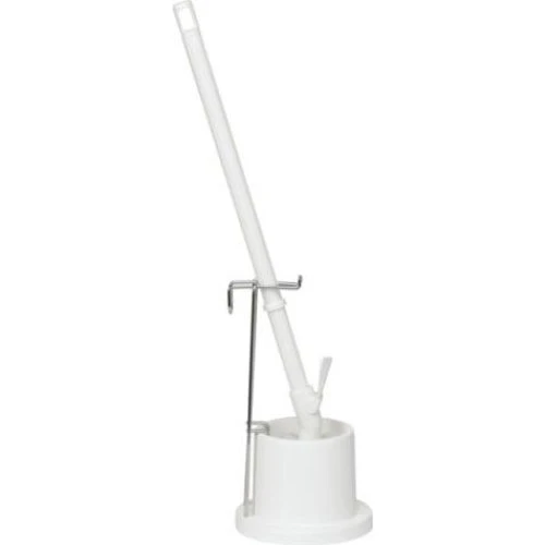 Vikan Toiletbørste med holder og vægophæng, hvid, 72 cm