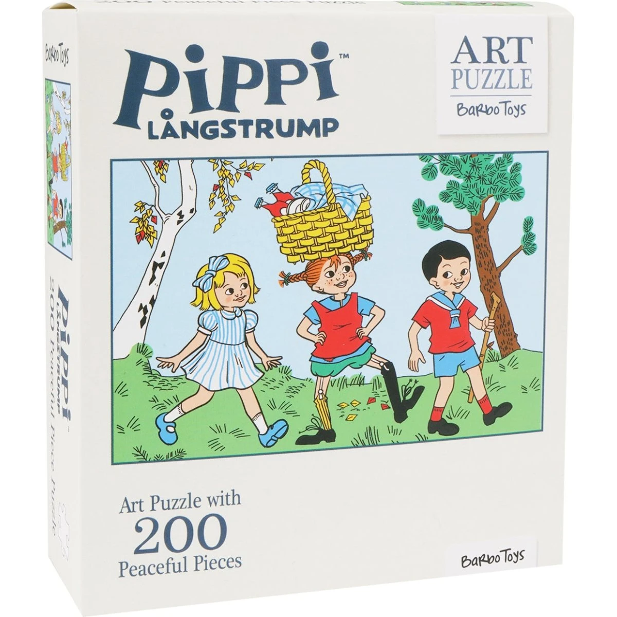 Barbo Toys Pippi - Art Puslespil - 200 brikker