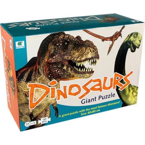 Barbo Classic Dinosaur Gulvpuslespil - 120 brikker