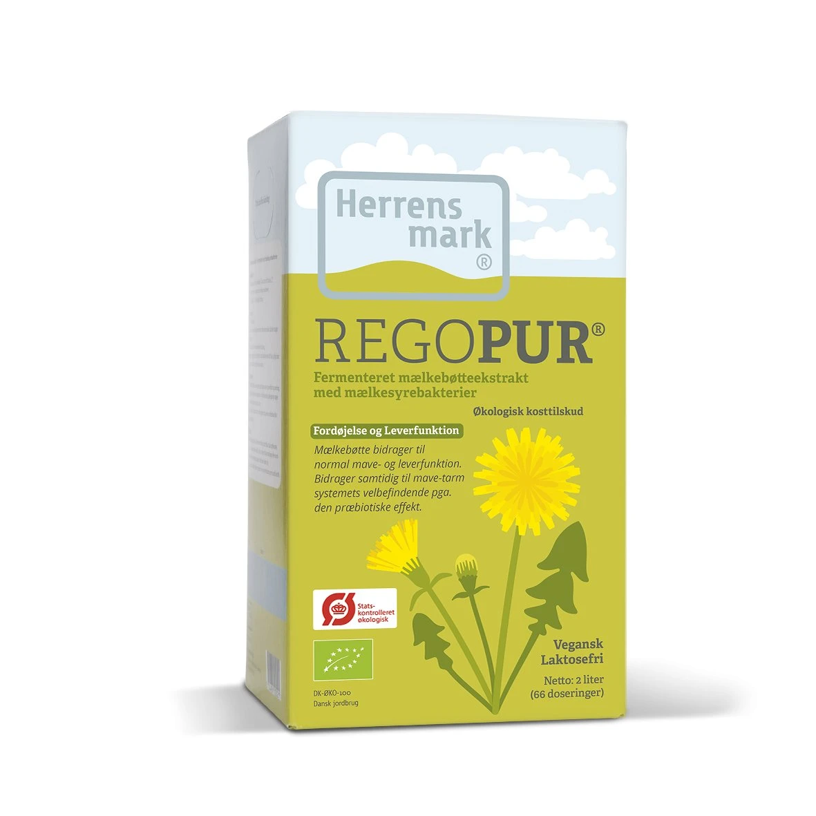 Herrens Mark Regopur Mælkebøtte Ekstrakt - 2 liter