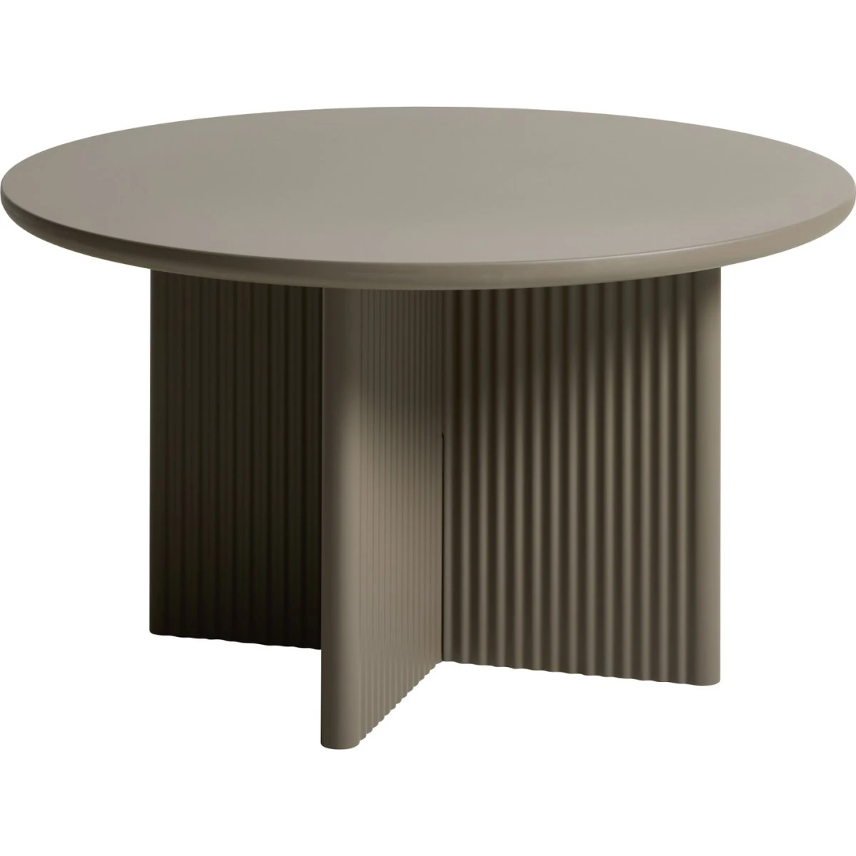 Håum City Sofabord Palma Ø80 cm - Brun/Taupe