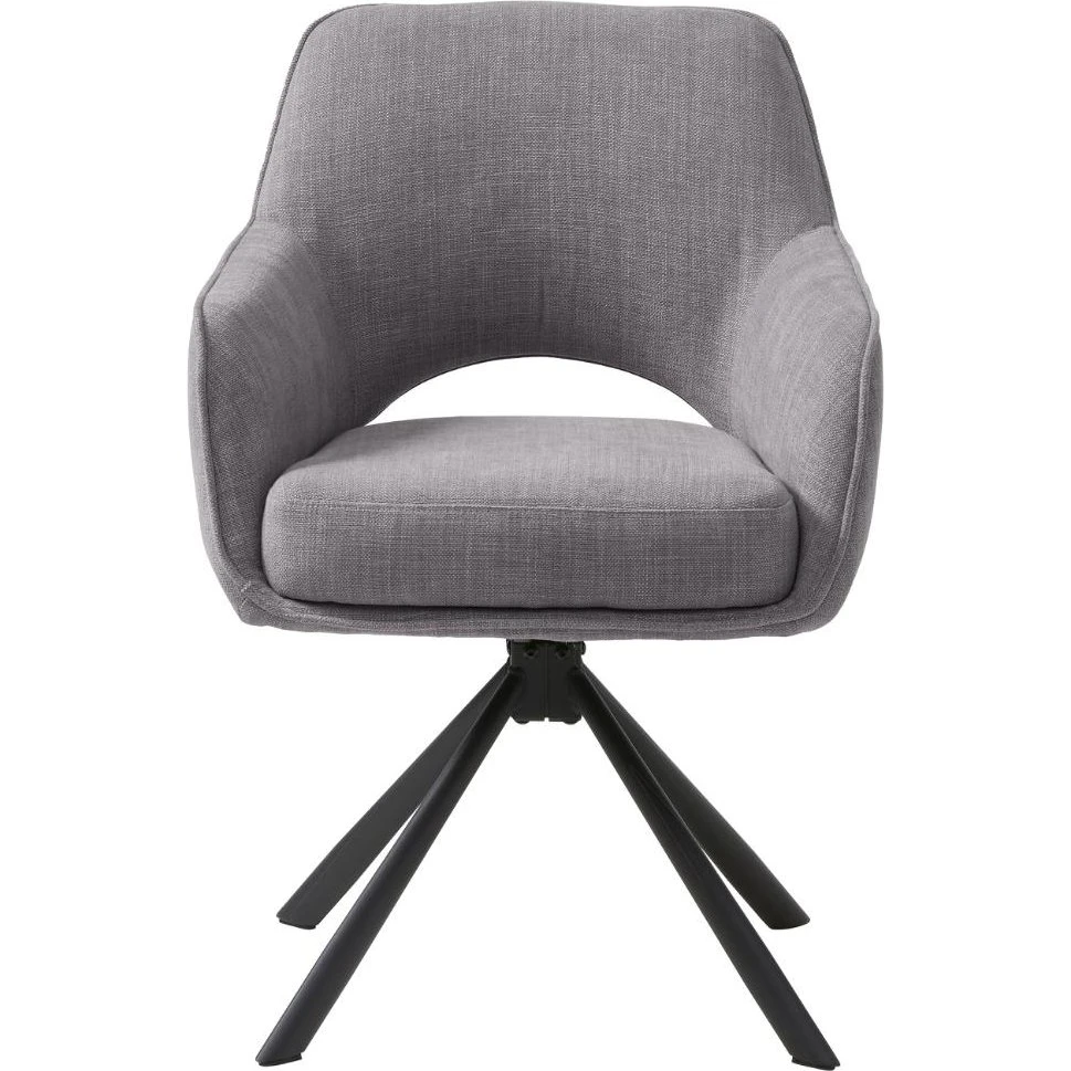 Cowley spisebordsstol, Grafit, Sæt af 2, 59x65x85,5 cm
