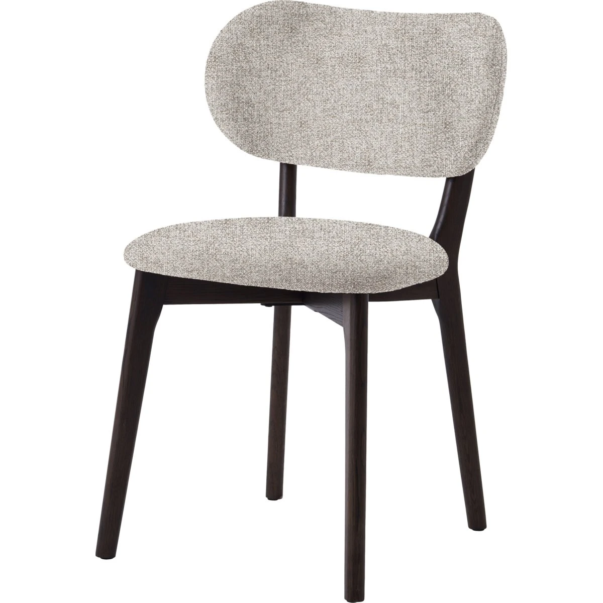 Nordique Design STILO Spisebordsstol - Sand/Mørkegrå - Egetræ