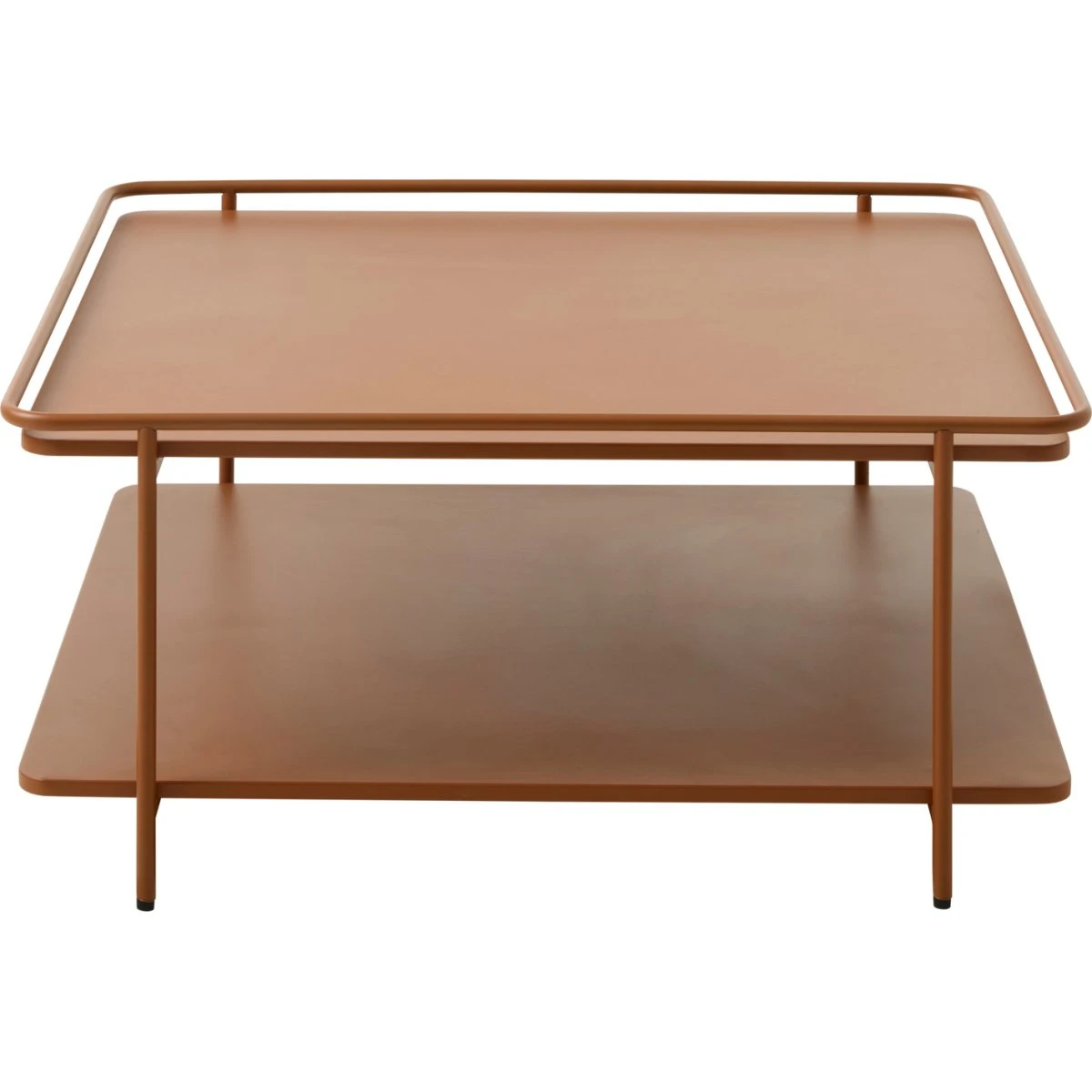 Håum Yuba Sofabord 75x75 cm - Terracotta Orange