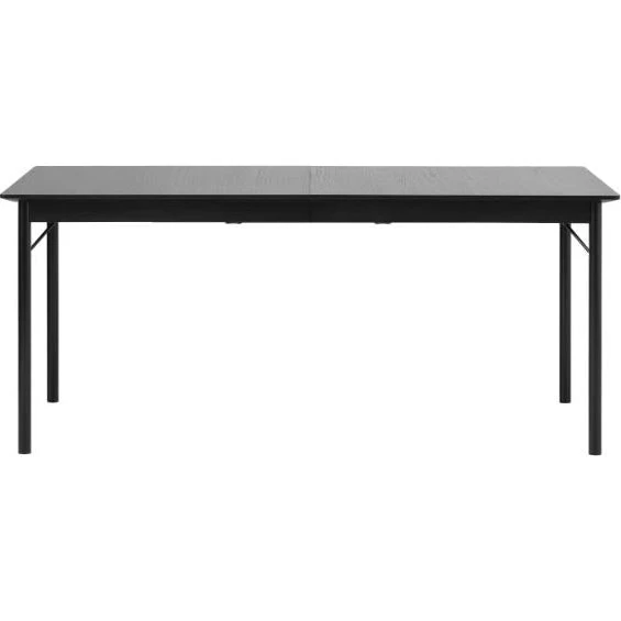 Savona Spisebord i Sort Eg med Udtræk - 180x95 cm