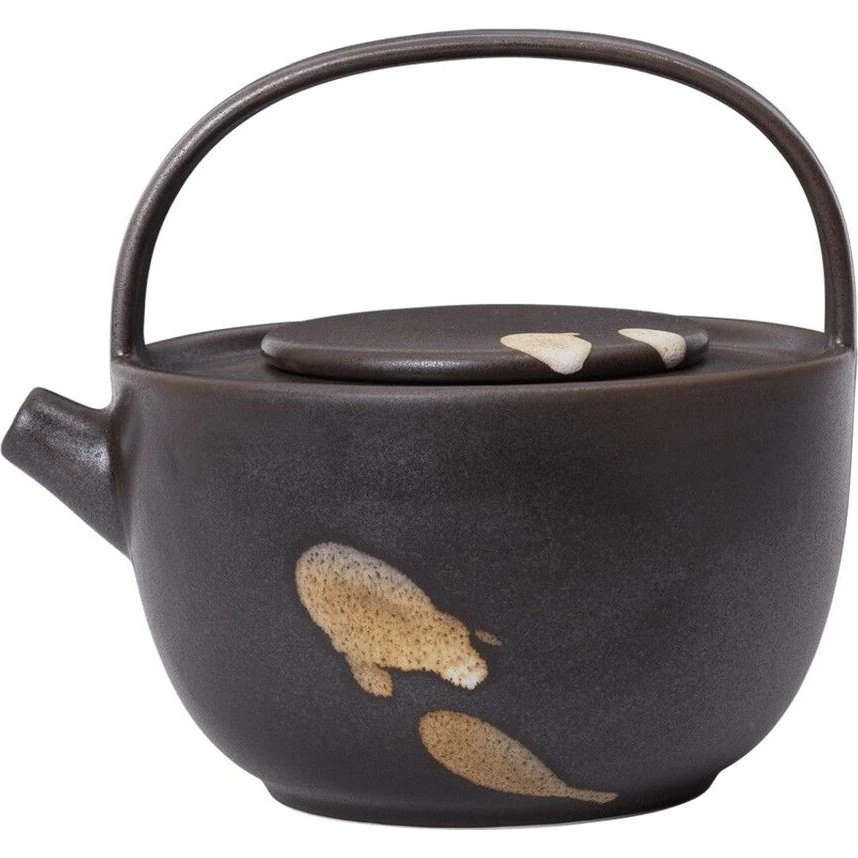 Ferm Living Koyo Tekande - Mørkebrun/Buff - 0,85 L
