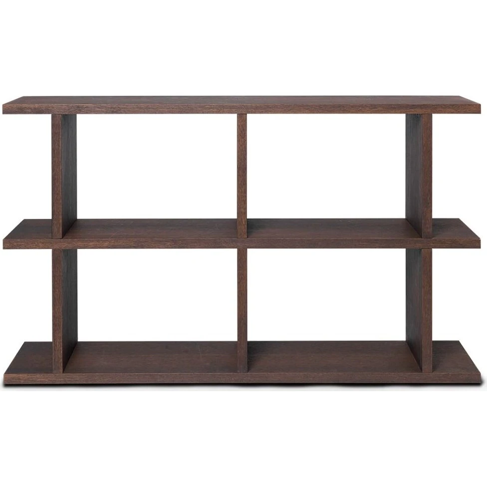 Ferm Living Kona Bogreol 2x2 - Mørkbejdset Eg