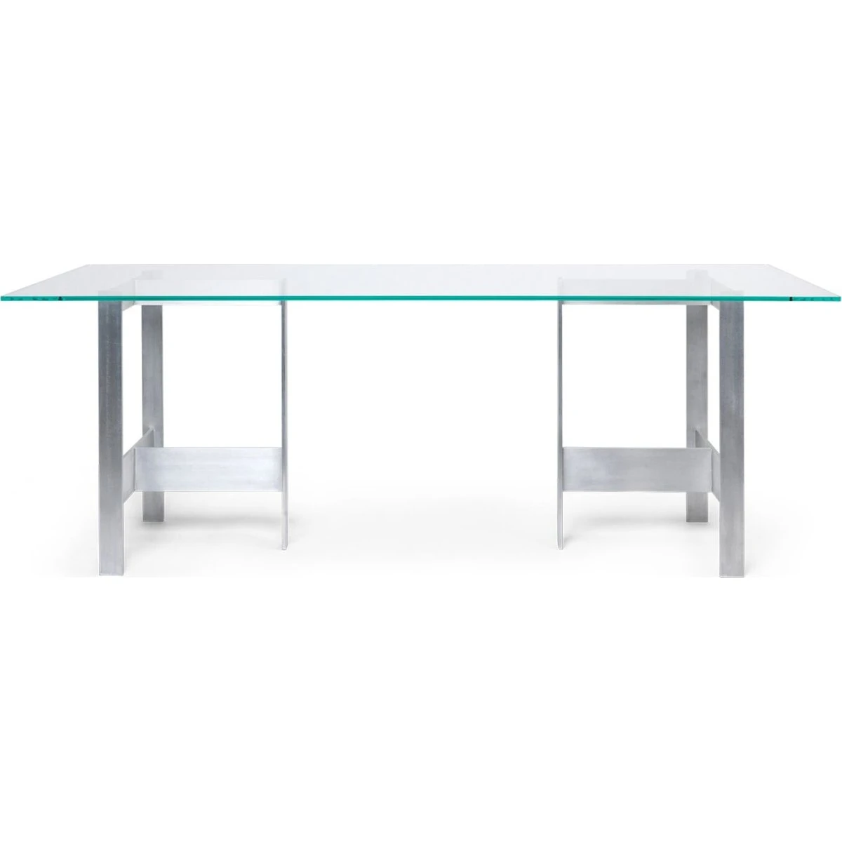 Ferm Living Lager Spisebord 90x200 cm i Glas og Aluminium