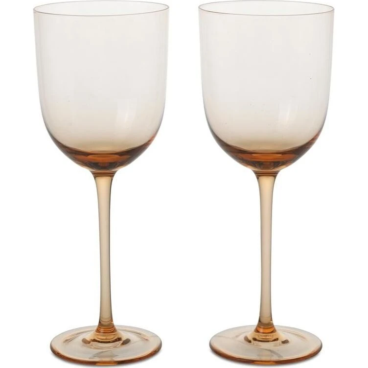 Ferm Living Host hvidvinsglas 30 cl, 2-pak Blush