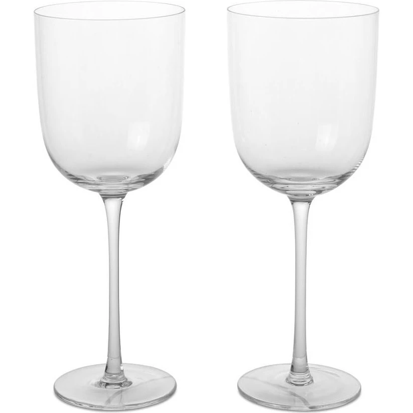 Ferm Living Host rødvinsglas 36 cl, 2-pak, klar