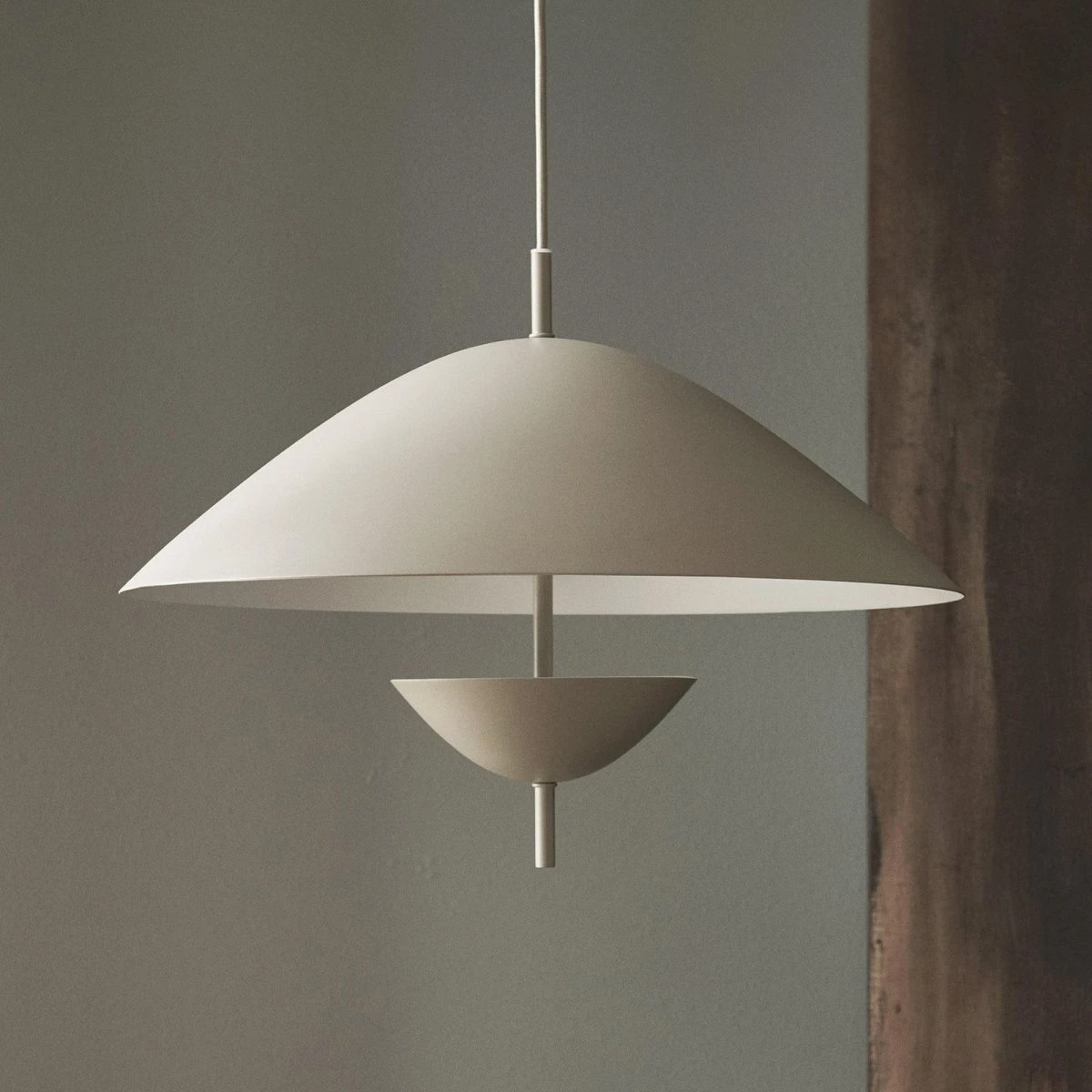 Ferm Living Lod Pendel Cashmere - Designpendel i metal