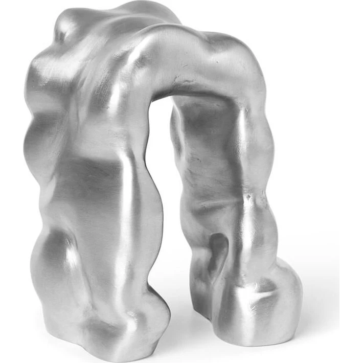 Ferm Living Morf Skulptur i børstet aluminium