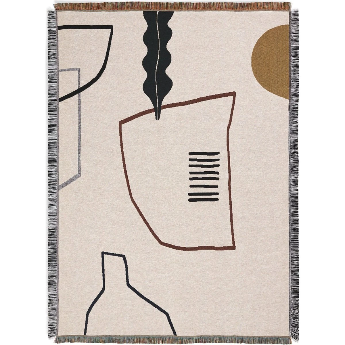 Ferm Living Mirage Plaid Off White 120x170 cm