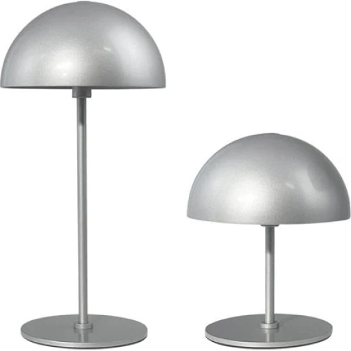 Dyberg Larsen Along LED bordlampe, sølv (2 stk.)