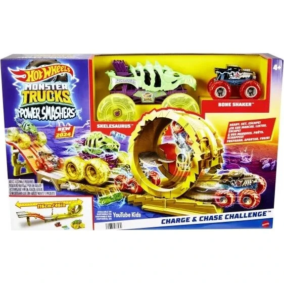Hot Wheels Monster Trucks Charge & Chase Challenge