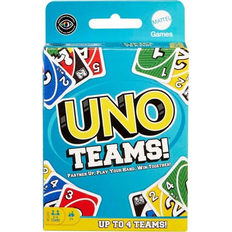 UNO Teams Kortspil – Holdspil fra Mattel