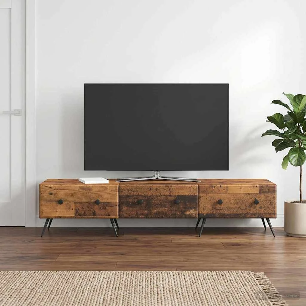 vidaXL TV-skab i gammelt træ, 147 x 34,5 x 30 cm