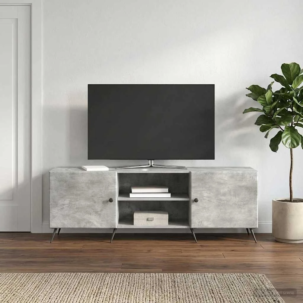 vidaXL TV-skab 150 x 31 x 50 cm Betongrå