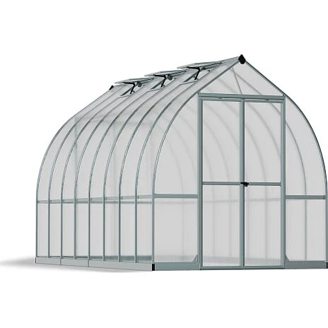 Canopia by Palram Bella drivhus 12 m², sølv, 6 mm poly