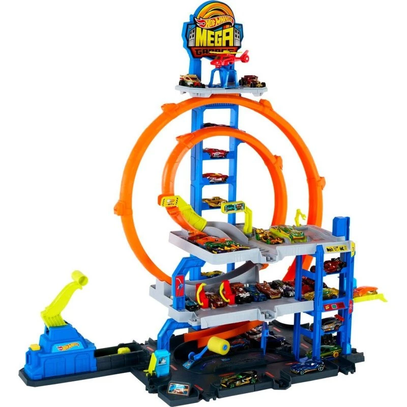 Hot Wheels City Mega Loop Garage – Mega Loop & Politistation