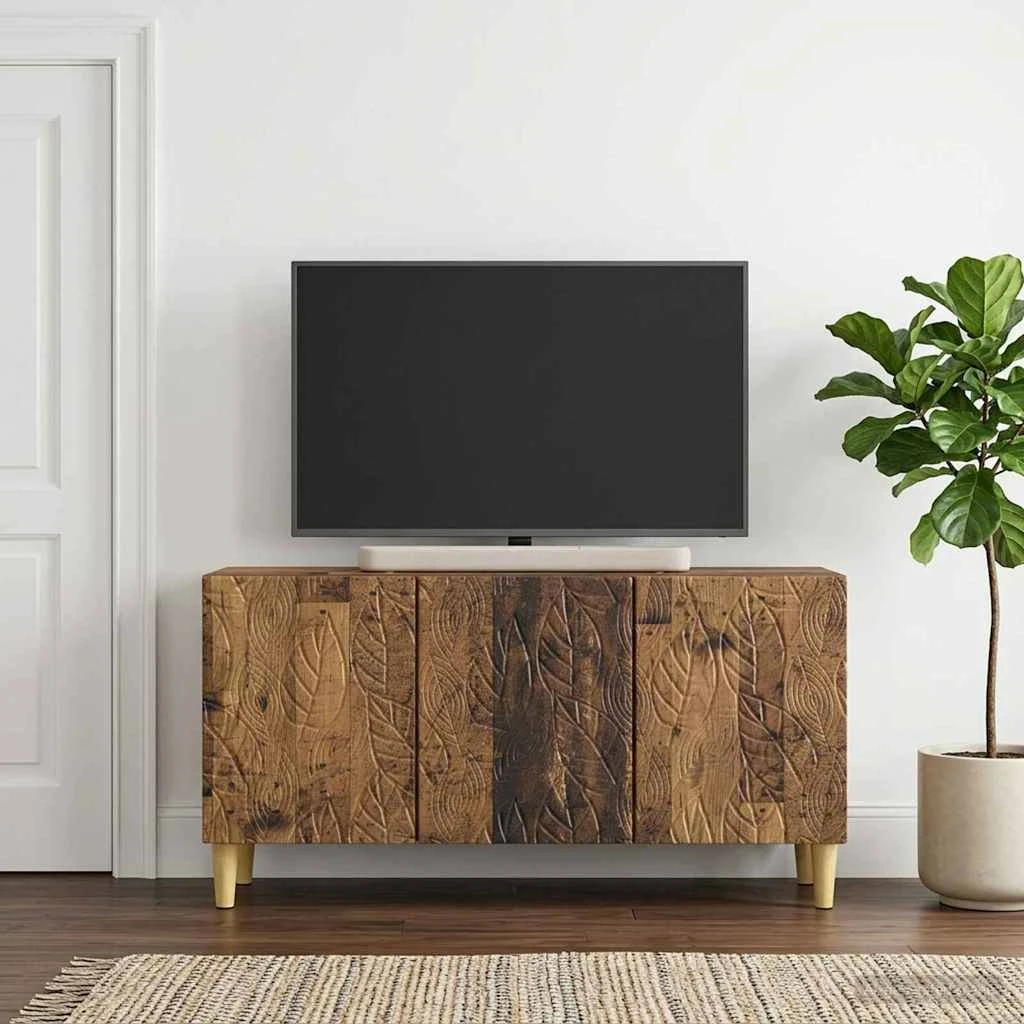 vidaXL TV-skab i gammelt træ, 99 x 34,5 x 50 cm