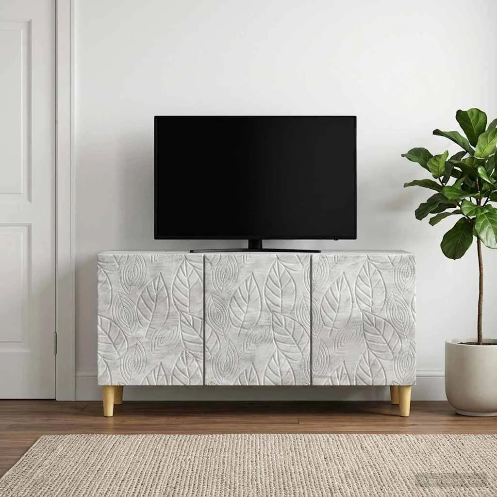 vidaXL TV-skab 99 x 34,5 x 50 cm i betongråt konstrueret træ