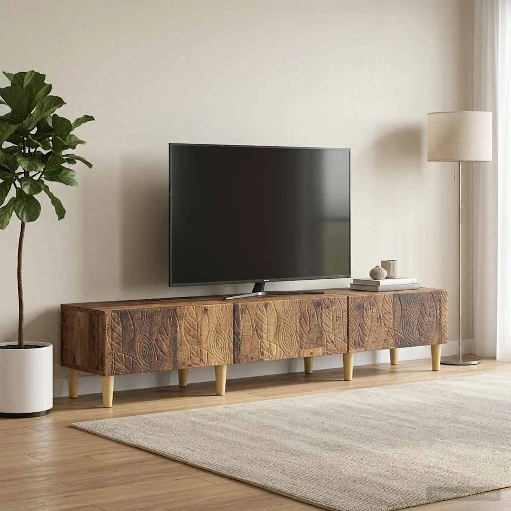 vidaXL TV-skab i gammelt træ, 147 x 34,5 x 30 cm