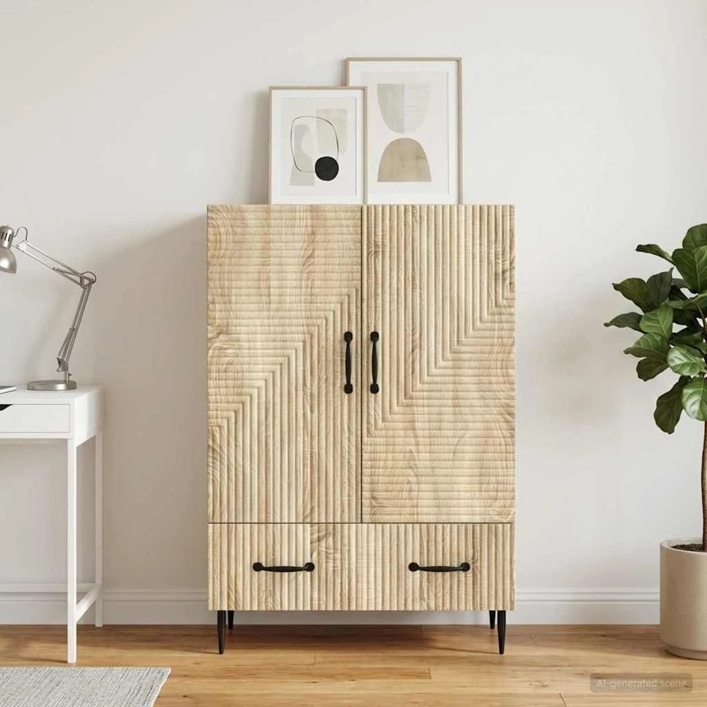vidaXL Sideboard Sonoma-eg 66 x 34,5 x 95 cm