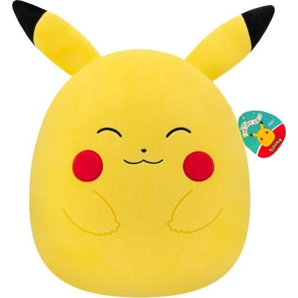 Squishmallows 35 cm Pikachu - Blød Pokémon Bamse